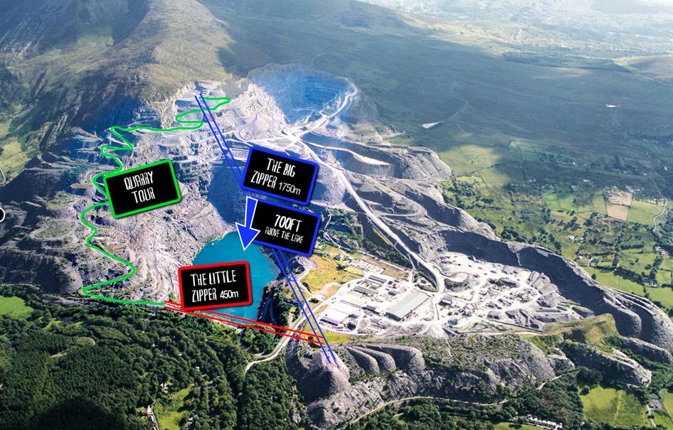 80mph Zip Wire attraction to open in Snowdonia