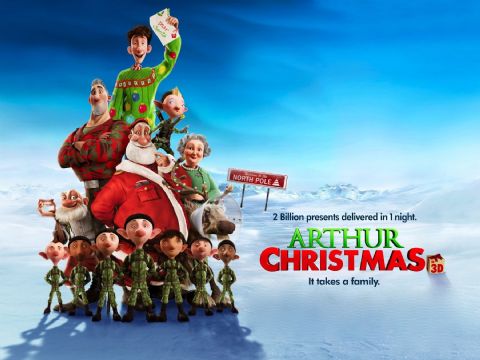 Arthur Christmas tops box office charts