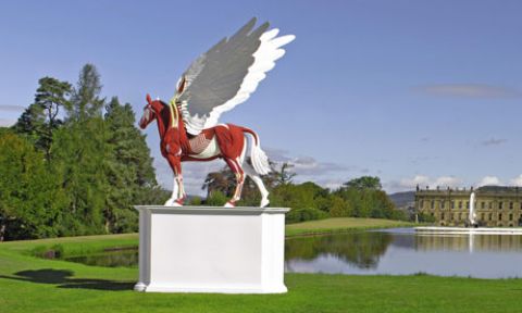 New sculptures exhibited at Chatsworth