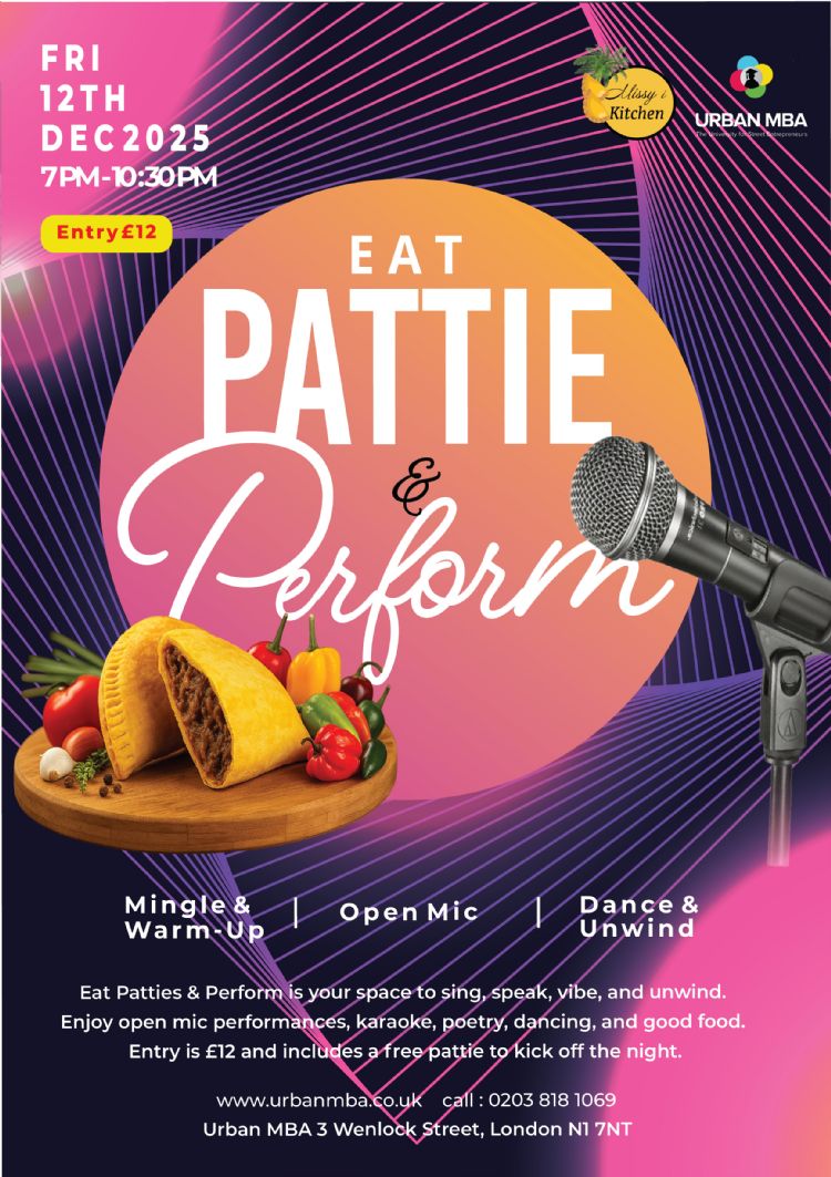 EAT PATTIES & PERFORM