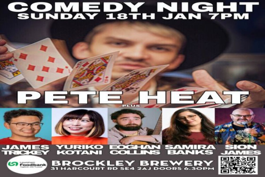 Comedy @ Brockley Brewery : Pete Heat