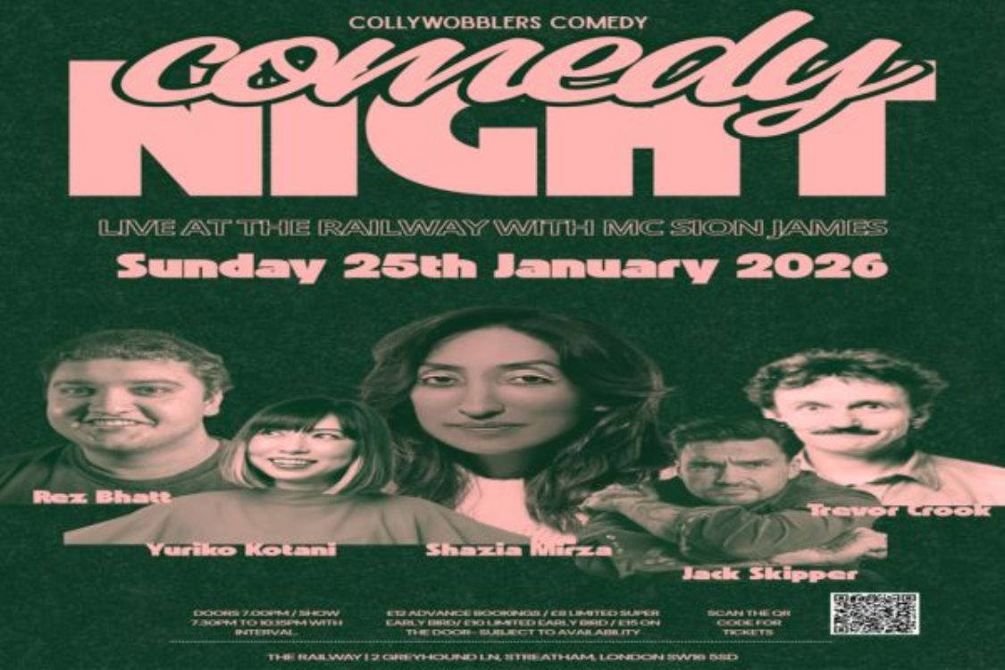 Collywobblers Comedy at The Railway Streatham